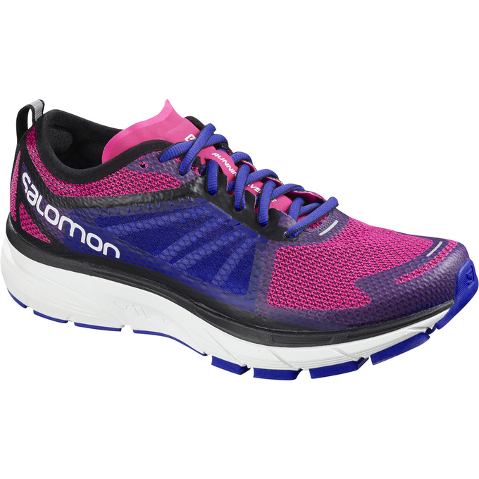 SALOMON SONIC RA W Philippines - Women's Running Shoes - Pink/Blue | 281459-JFA